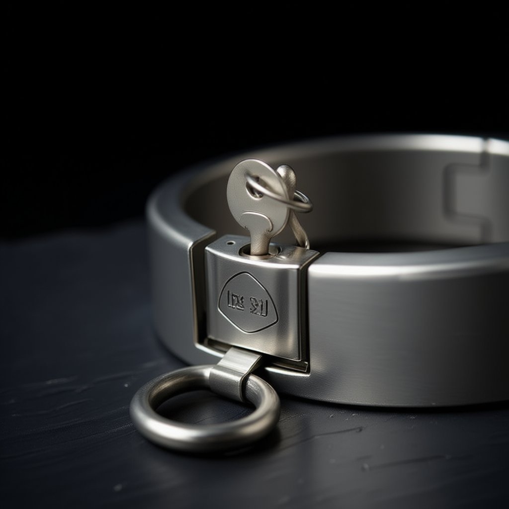 A hinge and a lock, nothing else.