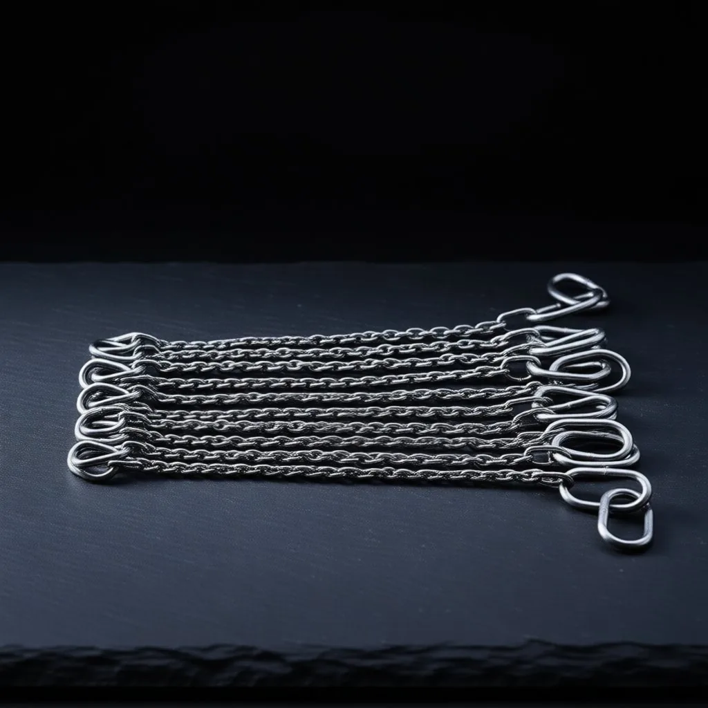 Duet Chain & Clip Set — 304 stainless chain